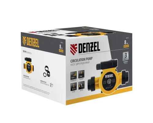 Циркуляционный насос Denzel CP25-8 99412 Циркуляционный насос Denzel CP25-8 99412