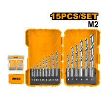 Набор сверл по металлу INGCO AKDL51502 INDUSTRIAL 15 шт.