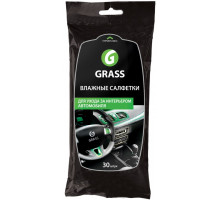 Салфетки влажные GRASS для ухода за интерьером автомобиля   IT-0311