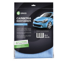 Салфетка замша GRASS перфорированная 40х55 см   IT-0321