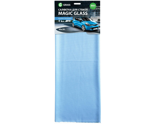Салфетка из микрофибры GRASS для стекол Magic Glass   IT-0308