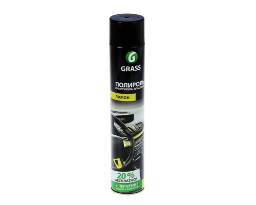 Полироль-очиститель пластика GRASS "Dashboard Cleaner" лимон 750 мл.   120107-1