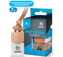 Ароматизатор жидкий подвесной GRASS с ароматом "Deep ocean" AC-0191
