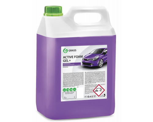 Моющее средство для бесконтактной мойки GRASS "Active Foam Gel Plus" 6 кг 113181 Моющее средство для бесконтактной мойки GRASS "Active Foam Gel Plus" 6 кг 113181