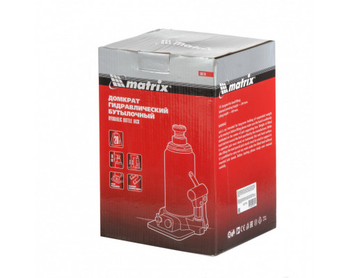 Домкрат гидравлический бутылочный Matrix 50778