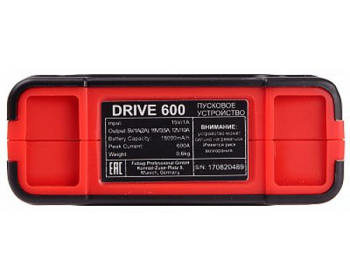 Пусковое устройство Fubag DRIVE 600  38637