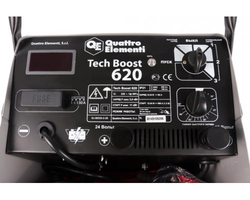 Пуско-зарядное устройство QUATTRO ELEMENTI Tech Boost 620  771-473