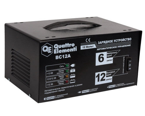 Зарядное устройство QUATTRO ELEMENTI BC12A  770-131