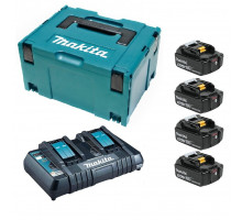 Устройство зарядное + 4 аккумулятора Makita 199591-7