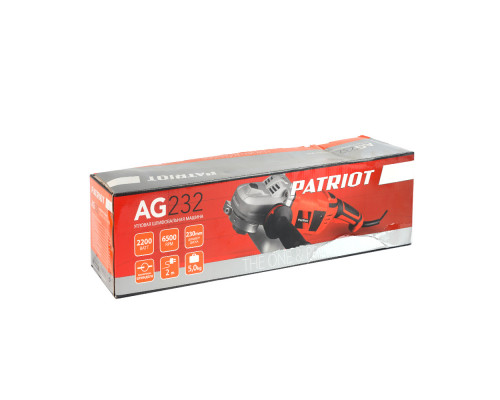 Угловая шлифмашина Patriot AG 232  110301262