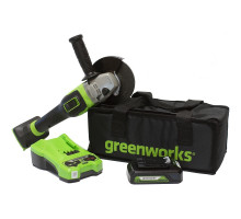 Аккумуляторная угловая шлифмашина Greenworks G24AG 3200207UA