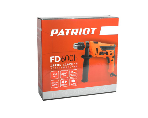 Дрель электрическая ударная Patriot FD 600h  120301440