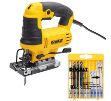 Лобзик DEWALT DWE 349 B + набор пилок