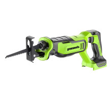 Пила сабельная аккумуляторная GREENWORKS GPT-CRS-25 24 V без акк и з/у 1200607