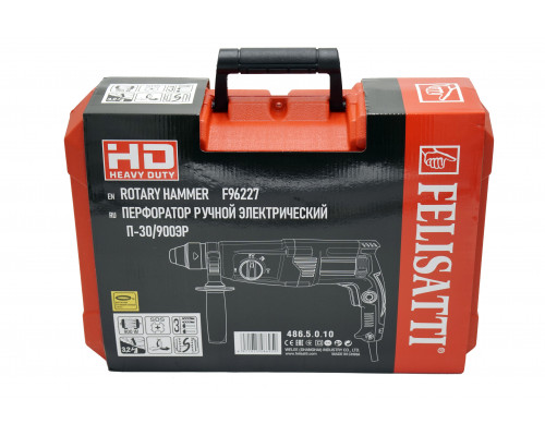 Перфоратор Felisatti П-30/900ЭР SDS plus, кейс 486.5.0.10 Перфоратор Felisatti П-30/900ЭР SDS plus, кейс 486.5.0.10