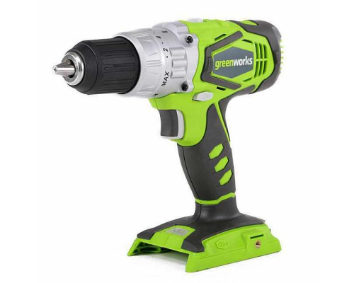 Аккумуляторная ударная дрель-шуруповерт GREENWORKS G24CD 3801107 Аккумуляторная ударная дрель-шуруповерт GREENWORKS G24CD 3801107
