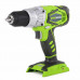 Аккумуляторная ударная дрель-шуруповерт GREENWORKS G24CD 3801107