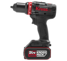 Дрель аккумуляторная KRESS KU124 20V 4,0 Ач кейс