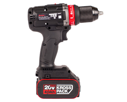 Дрель аккумуляторная KRESS KU124 20V 4,0 Ач кейс Дрель аккумуляторная KRESS KU124 20V 4,0 Ач кейс
