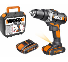 Аккумуляторная дрель-шуруповерт WORX WX183.1 20V 2,0 Aч кейс