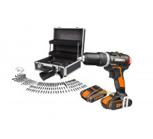 Аккумуляторная бесщеточная ударная дрель-шуруповерт WORX WX367.1 20V 2,0Ач кейс