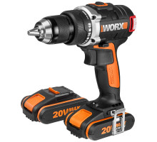 Аккумуляторная дрель-шуруповерт WORX BL WX175 20V 2,0 Ач кейс