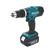 Аккумуляторная, ударная дрель-шуруповерт Makita DHP453RFE