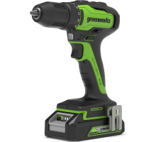 Аккумуляторная бесщеточная дрель-шуруповерт GreenWorks GD24DD35 24 V c АКБ и З/У 3704007UA