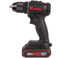 Дрель-шуруповерт аккумуляторный KRESS KU212.1 20V 2 Ач x 2, ЗУ