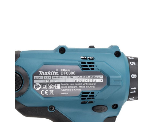 Дрель-шуруповерт Makita DF0300 + набор бит D-65028 10 шт. DF0300X3 Дрель-шуруповерт Makita DF0300 + набор бит D-65028 10 шт. DF0300X3