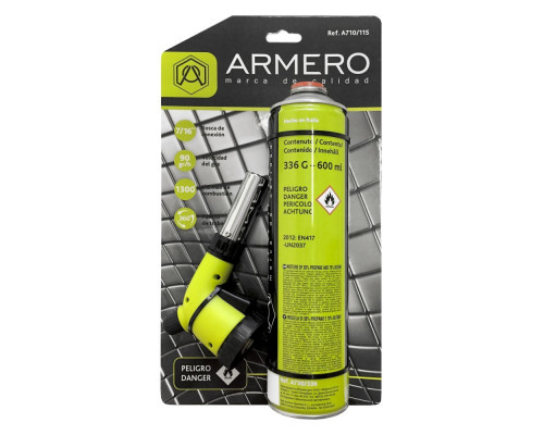 Газовый набор ARMERO горелка газовая + баллон 336 гр A710/115 Газовый набор ARMERO горелка газовая + баллон 336 гр A710/115