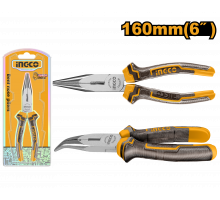 Тонкогубцы изогнутые INGCO 160 мм HBNP08168