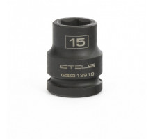 Головка ударная шестигранная STELS (15 мм, 1/2, CrMo) 13919