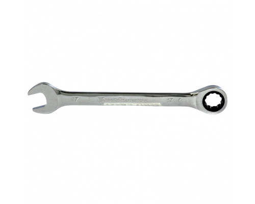 Ключ комбинированный трещоточный, 17 мм MATRIX PROFESSIONAL 14810