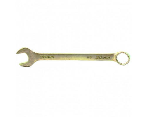 Ключ комбинированный, 30 мм, желтый цинк СИБРТЕХ 14988