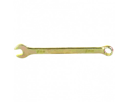 Ключ комбинированный, 8 мм, желтый цинк СИБРТЕХ 14974