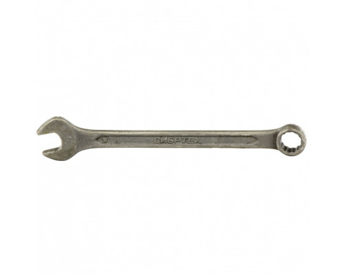 Ключ комбинированный, 9 мм, CrV, фосфатированный, ГОСТ 16983 СИБРТЕХ 14904