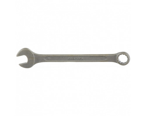 Ключ комбинированный, 11 мм, CrV, фосфатированный, ГОСТ 16983 СИБРТЕХ 14906