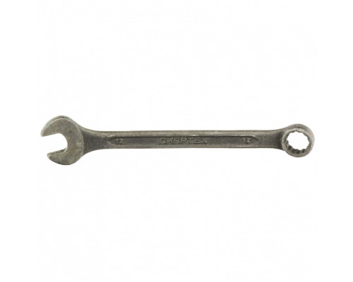 Ключ комбинированный, 12 мм, CrV, фосфатированный, ГОСТ 16983 СИБРТЕХ 14907