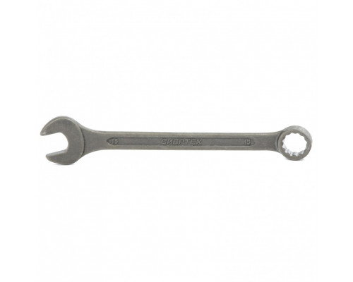 Ключ комбинированный, 15 мм, CrV, фосфатированный, ГОСТ 16983 СИБРТЕХ 14910