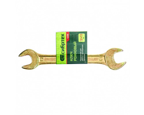 Ключ рожковый, 12 х 13 мм СИБРТЕХ 14305