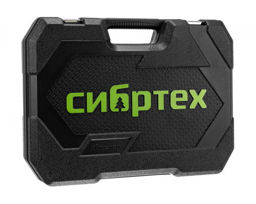 Набор инструментов СИБРТЕХ 1/2", 3/8", 1/4", пластиковый кейс 160 предм. 14172 Набор инструментов СИБРТЕХ 1/2", 3/8", 1/4", пластиковый кейс 160 предм. 14172