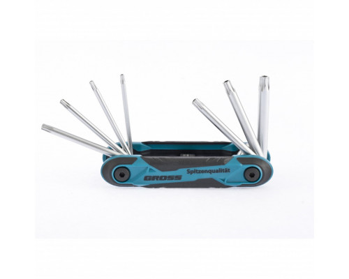 Набор ключей имбусовых Tamper-Torx, складные, 8 шт GROSS 16413