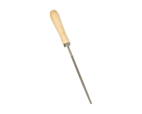 Напильник круглый Сибртех 150 мм, деревянная ручка 16123