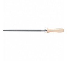 Напильник круглый Сибртех 200 мм, деревянная ручка 16126 