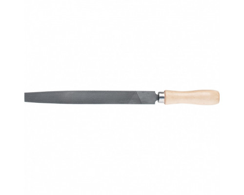 Напильник плоский Сибртех 250 мм, деревянная ручка 16229 