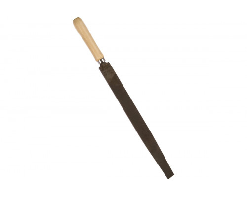 Напильник плоский Сибртех 250 мм, деревянная ручка 16229 