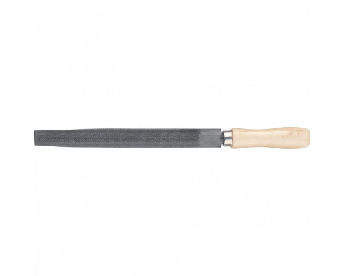 Напильник полукруглый Сибртех 150 мм, деревянная ручка 16323