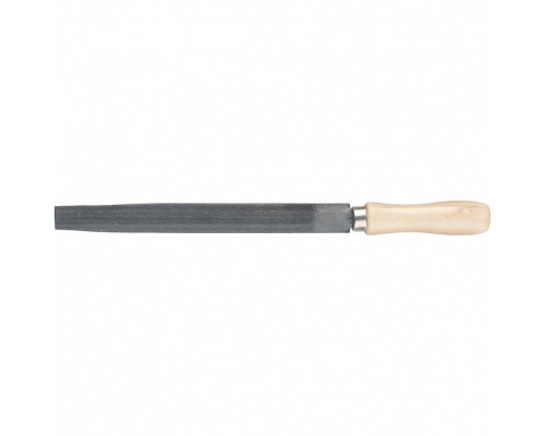 Напильник полукруглый Сибртех 200 мм, деревянная ручка 16326