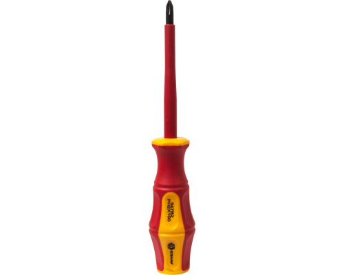 Отвертка диэлектрическая КОБАЛЬТ Ultra Grip PH-2x100 мм CR-V 646-508 Отвертка диэлектрическая КОБАЛЬТ Ultra Grip PH-2x100 мм CR-V 646-508